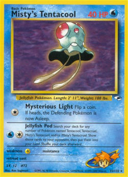Misty's Tentacool GH-32 Rare Played Englisch