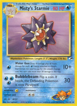 Misty's Starmie GH-56 Uncommon Played Englisch