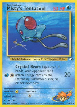 Misty's Tentacool GH-57 Uncommon Played Englisch