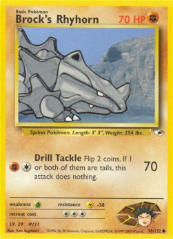 Brock's Rhyhorn GH-70 Common Played Englisch