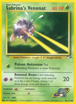 Sabrina's Venonat GH-96 Common Light Played Englisch
