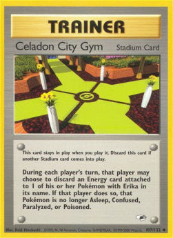 Celadon City Gym GH-107 Uncommon Excellent Englisch