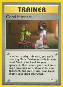 Good Manners GH-111 Uncommon Light Played Englisch
