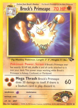 Brock's Primeape GC-35 Uncommon Played Englisch