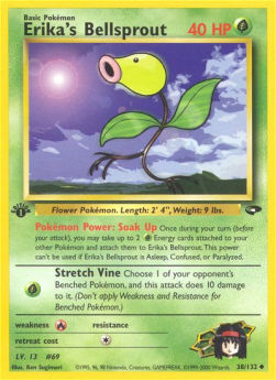 Erika's Bellsprout GC-38 Uncommon Good Englisch
