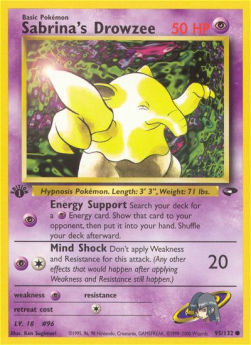 Sabrina's Drowzee GC-95 Common Played Englisch