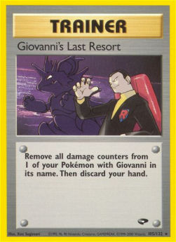 Giovanni's Last Resort GC-105 Rare Light Played Englisch