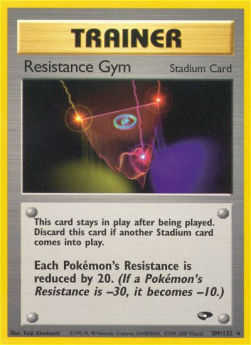 Resistance Gym GC-109 Rare Played Englisch