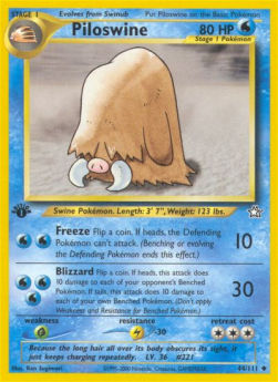 Piloswine NG-44 Uncommon Excellent Englisch