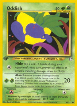 Oddish NG-68 Common Excellent Englisch