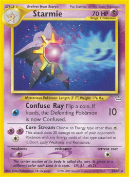 Starmie NR-25 Rare Played Deutsch