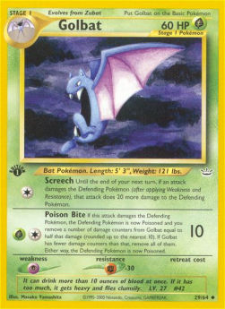 Golbat NR-29 Uncommon Light Played Deutsch