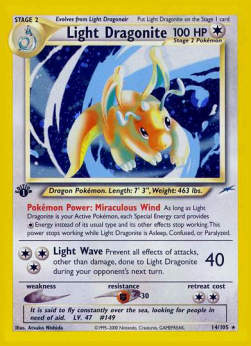 Helles Dragoran NDE-14 Holo Rare Light Played Deutsch