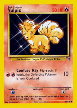 Vulpix LC-98 Common Poor Englisch Reverse Holo