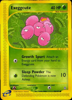Exeggcute AQ-76 Common Played Englisch