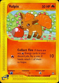 Vulpix AQ-116 Common Excellent Englisch