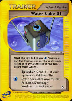 Wasser-Würfel 1 AQ-140 Uncommon Excellent Deutsch