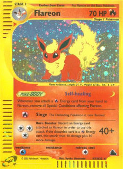Flareon SK-H7 Holo Rare Excellent Englisch