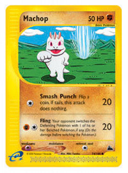 Machop SK-74 Common Light Played Englisch Reverse Holo