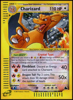Charizard SK-146 Secret Rare Played Englisch