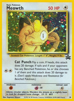 Meowth WP-10 Promo Good Englisch