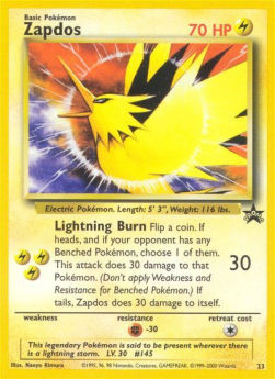 Zapdos WP-23 Promo Played Deutsch