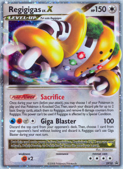 Regigigas LV.X DPPR-30 Promo Poor Deutsch