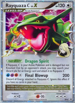 Rayquaza [C] LV.X DPPR-47 Promo Poor Deutsch