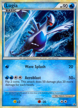 Lugia HGSS-02 Promo Light Played Deutsch