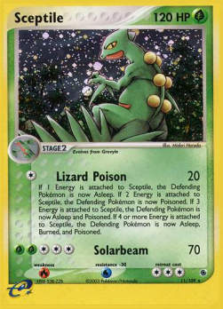 Sceptile RS-11 Holo Rare Poor Englisch