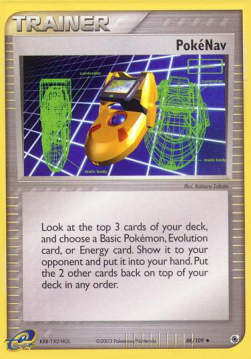 PokéNav RS-88 Uncommon Played Deutsch Reverse Holo