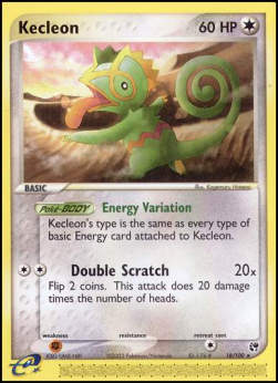 Kecleon SS-18 Rare Light Played Deutsch