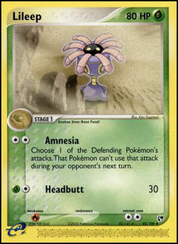 Liliep (Amnesia) SS-43 Uncommon Excellent Deutsch Reverse Holo