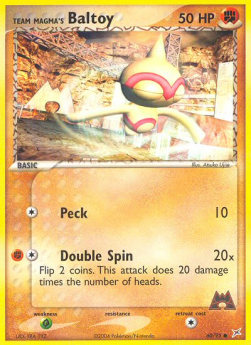 Team Magmas Puppance (Fighting) (Peck) MA-60 Common Good Deutsch Reverse Holo