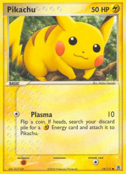 Pikachu FL-74 Common Excellent Deutsch