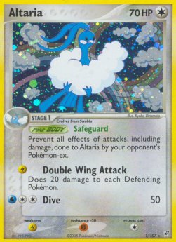 Altaria DX-1 Holo Rare Good Deutsch