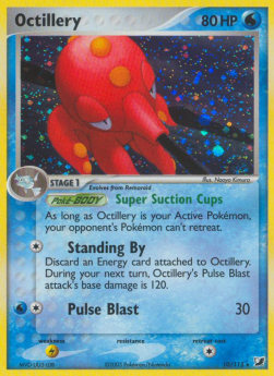 Octillery UF-10 Holo Rare Played Deutsch Reverse Holo