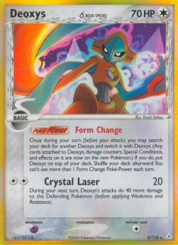Deoxys δ Delta Species HP-5 Holo Rare Poor Deutsch