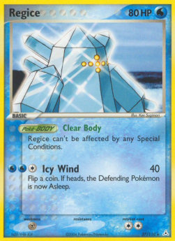 Regice HP-27 Rare Played Deutsch