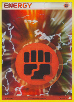 Fighting Energy HP-110 Holo Rare Light Played Englisch Reverse Holo