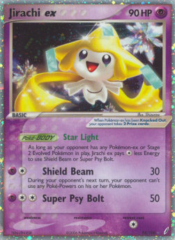 Jirachi ex CG-94 Ultra Rare Light Played Deutsch