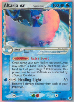 Altaria ex δ Delta Species DF-90 Ultra Rare Played Englisch Reverse Holo