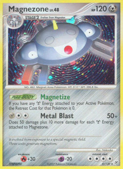 Magnezone Lv.48 DP-8 Holo Rare Poor Deutsch