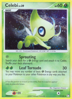Celebi Lv.39 MT-7 Holo Rare Light Played Deutsch