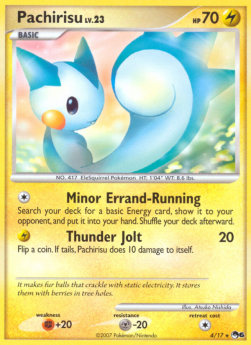 Pachirisu Lv.23 POP6-4 Rare Light Played Deutsch