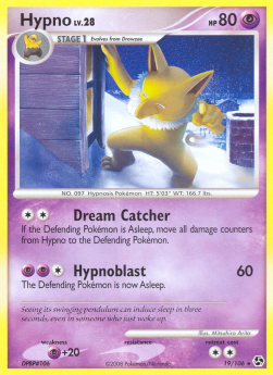 Hypno Lv.28 GE-19 Rare Played Deutsch