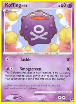 Smogon Lv.18 GE-74 Common Light Played Deutsch Reverse Holo