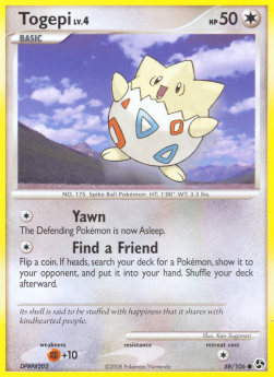 Togepi Lv.4 GE-88 Common Played Deutsch Reverse Holo