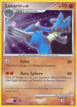 Lucario Lv.30 TK3-L3 Common Played Deutsch