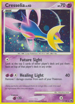 Cresselia Lv.43 MD-2 Holo Rare Played Deutsch